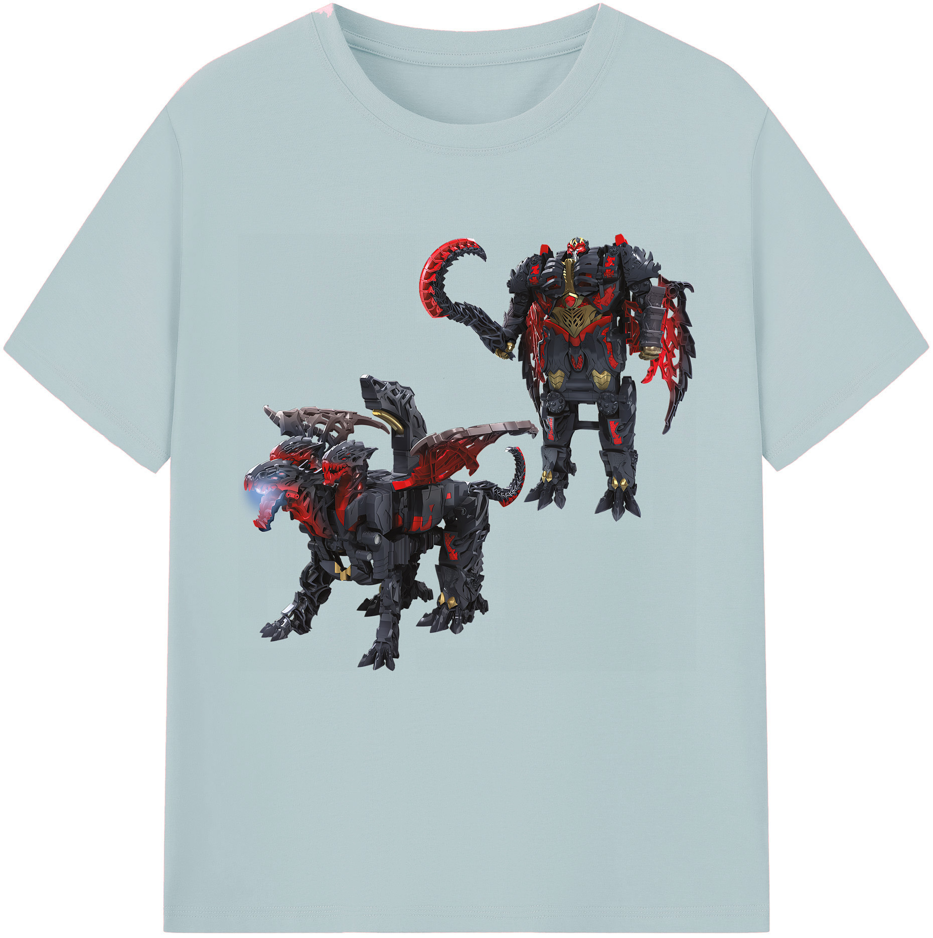 （画像用） Transformers トランスフォーマー 綿100％半袖Tシャツ（フロントプリント）